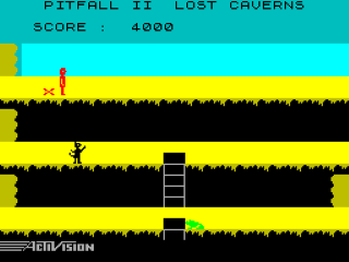 Pitfall II: Lost Caverns screenshot 3 for ZX Spectrum